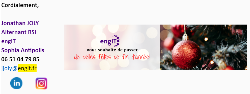 Projet Signatures Mail